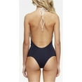 thumbnail image 2 of Tavik Womens Chase Color Blocked One Piece Halter Top Swimsuit, Red, X-Small, 2 of 2