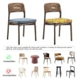 thumbnail image 4 of Logiee Love Heart1 Print Square Chair Seat Covers, Stretch Chair Seat Covers,Seat Chair Slipcover, Non-Slip Chair Slipcover,Furniture Protector for Indoor and Outdoor-Six Piece, 4 of 7