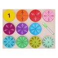 thumbnail image 2 of MERIGLARE Jouets de Mathématiques Tableau d'Apprentissage de Comptage de Couleurs et de Chiffres Jouet Montessori pour Enfants, 2 of 9