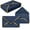 Blue, variant on KTUYPOER 50 Pcs A7 Black Envelopes with Gold Border, 5 x 7 " V-Flap Gummed Seal for Invitations