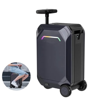 SE3miniT 20 Inch Electrical Riding On Suitcases Luggage Scooters Carry On  Smart Luggage (Silver) - Walmart.com