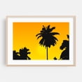 thumbnail image 2 of Sunset with Palm Trees - Digital Art Silhouette Sunset Palm Tree Tropical Beach Minimalist Summer Unframed Wall Art Print 20 x 30 inches, 2 of 12
