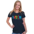 thumbnail image 4 of Autism Awareness Advocate Puzzle Womens Slim Fit Graphic Tee Brisco Brands S, 4 of 5