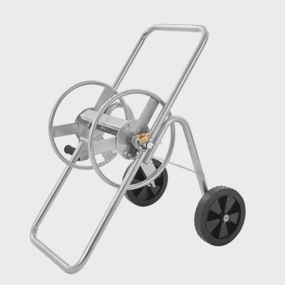BENGPAOBA-Heavy Duty Garden Hose Reel Cart with Wheels for 175 ft 5/8 Inch Hose Outdoor Yard Lawn Mobile Tool