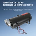 thumbnail image 3 of Compresor de aire LDMINDA DC 12V MAX 150PSI 3L con tanque de 150 ml, 3 of 7