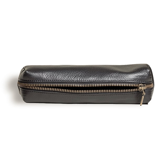 Estuche largo Carbono de cuero natural DAJU ESTUCHE LARGO CARBONO DAJU