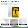 thumbnail image 5 of BTFSigns 16" x 12" Aluminum Bigfoot Crossing Signs, Slow Down Sign For Yard,Funny Traffic Sign Wall Decor Rust-Resistant, Easy to Install, Ideal for Streets, Driveways, Wall Art and Outdoor Decor, 5 of 5