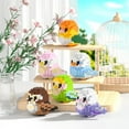 thumbnail image 4 of Parrot Birds Micro Building Blocks Cockatiel Budgerigar DIY Assembled Pigeon Macaw 3D Model Mini Brick Figures Toys For Kids, 4 of 7