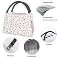 thumbnail image 4 of Disketp Cute Rabbit Insulated Bags, Insulated Cooler Bag Totes for Lunch Beach Camping, 4 of 6
