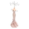 thumbnail image 2 of Mannequin Ring Hanging Tower Long Bodycon Dress Strapless Mannequin Earring Display Tower Pink, 2 of 14