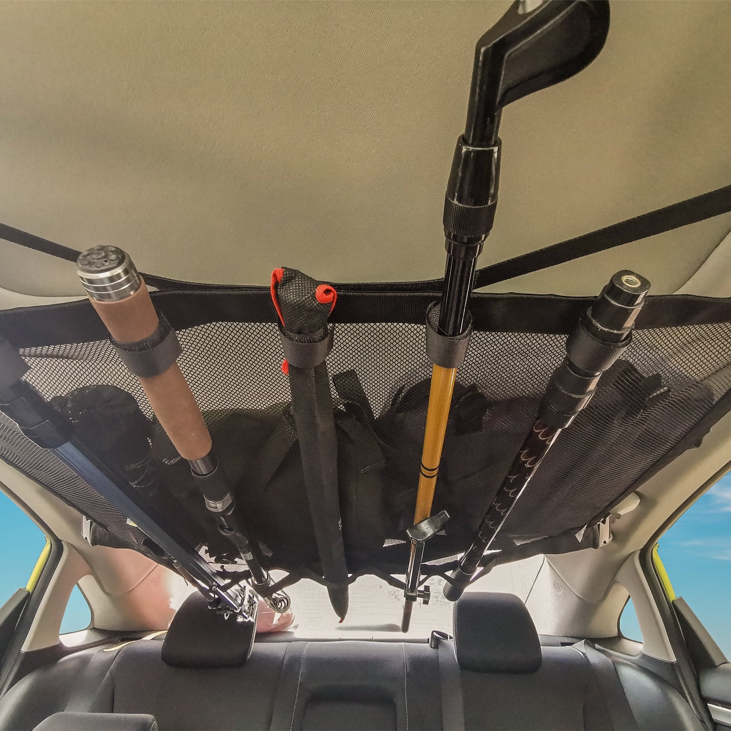 fishing rod holders for car roof svPro Straps – Skullvibe Includes Yakima SKS (Single Key System) locks to secure rods inside and lock the DoubleHaul to the roof rack MoKo Vehicle Fishing Rod Holder