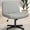 Standard-Gray, variant on Celtoss Criss Cross Home Office Chair, Armless Swivel Task Computer Chair, in Fabric, Vanity Style, Pink