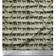 thumbnail image 1 of Soimoi Silk Fabric Stripe & Animals Group Print Fabric by Yard 42 Inch Wide, 1 of 1