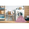 thumbnail image 2 of Ahgly Company Machine Washable Indoor Rectangle Contemporary Dark Hot Pink Area Rugs, 5' x 8', 2 of 7