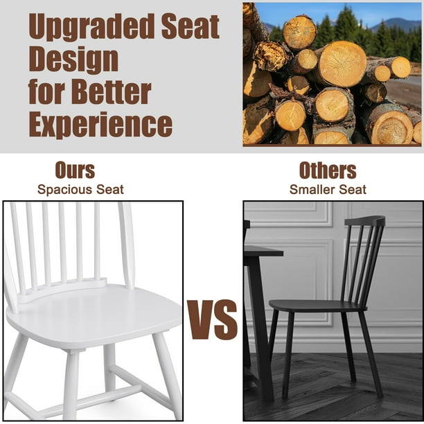 TON Windsor chair ③ Costway Set of 4 Vintage Windsor Dining Side Chair Wood