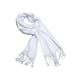 thumbnail image 1 of Minnieouse Bufanda de teñido con borlas blancas Unisex algodón DIY Tie-dye bufandas suaves arte clima frío calentador de cuello ropa artesanal Accesorios de disfraces Niño 120x60cm Minnieouse AP012451-02, 1 of 6