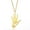 gold, variant on Pharaoh's Eye Magic Stainless Steel Good Luck Necklace