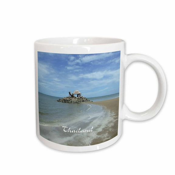 3drose, Print of Turtle Monument in Thailand, 11oz Mug