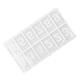 thumbnail image 2 of Silicone Mold, Baking Mold  Tearing Strength Fine Workmanship English Month Number Style Soft Flexible Reusable Durable  For Cakes For Pendants ANGGREK Molde de listado digital 60‑739, 2 of 8
