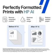 HP LaserJet MFP M139w Wireless All-in-One Black-and-White Laser Printer Scanner Copier, AI-enabled