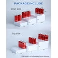 thumbnail image 2 of Buffet Risers Yienopoke, cajas cúbicas acrílicas anidadas, 6 unidades, blancas, 2 of 8