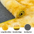 thumbnail image 2 of Jakolive Super Soft Tie-dye Yellow Rug, 5x7 ,Anti-Skid Plush Floor Carpet Designed for Bedroom, Living Room. Durable, Cozy Underfoot, and Perfect for Adding a Touch of Sweet Style to Bedrooms, 2 of 6