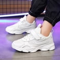 thumbnail image 7 of WUANDIXFA Kids Shoes Boys Girls Shoes Kids Tennis Sneakers Athletic Running Walking School Gym Lightweight Footwear for Little/Big Kid Size US 3,White, 7 of 7