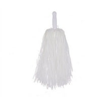 DINHEAROM Cheerleading Pom Poms White Plastic 12Pcs 11.8X3.9X3.1In