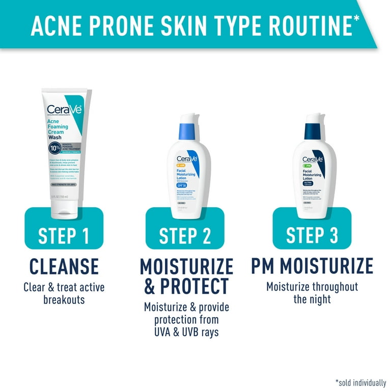 Cerave Acne Control Foaming Face Cleanser 10% Bpo - 5 Fl Oz : Target