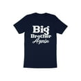 thumbnail image 4 of Promoted to Big Brother Again Sibling Gift for Men Boys Kids T-Shirt Funny Big Brother To Be Birthday Holiday Presents Tshirt, 4 of 10