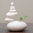 thumbnail image 3 of Estatua de Buda Zulema Cerámica Creativa Decoración Hidropónica Meditar, 3 of 8