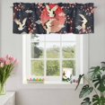 thumbnail image 3 of Valances for Windows Rod Pocket Short Curtain for Bathroom Living Room Bedroom 1 Panel 54x18in, 3 of 9
