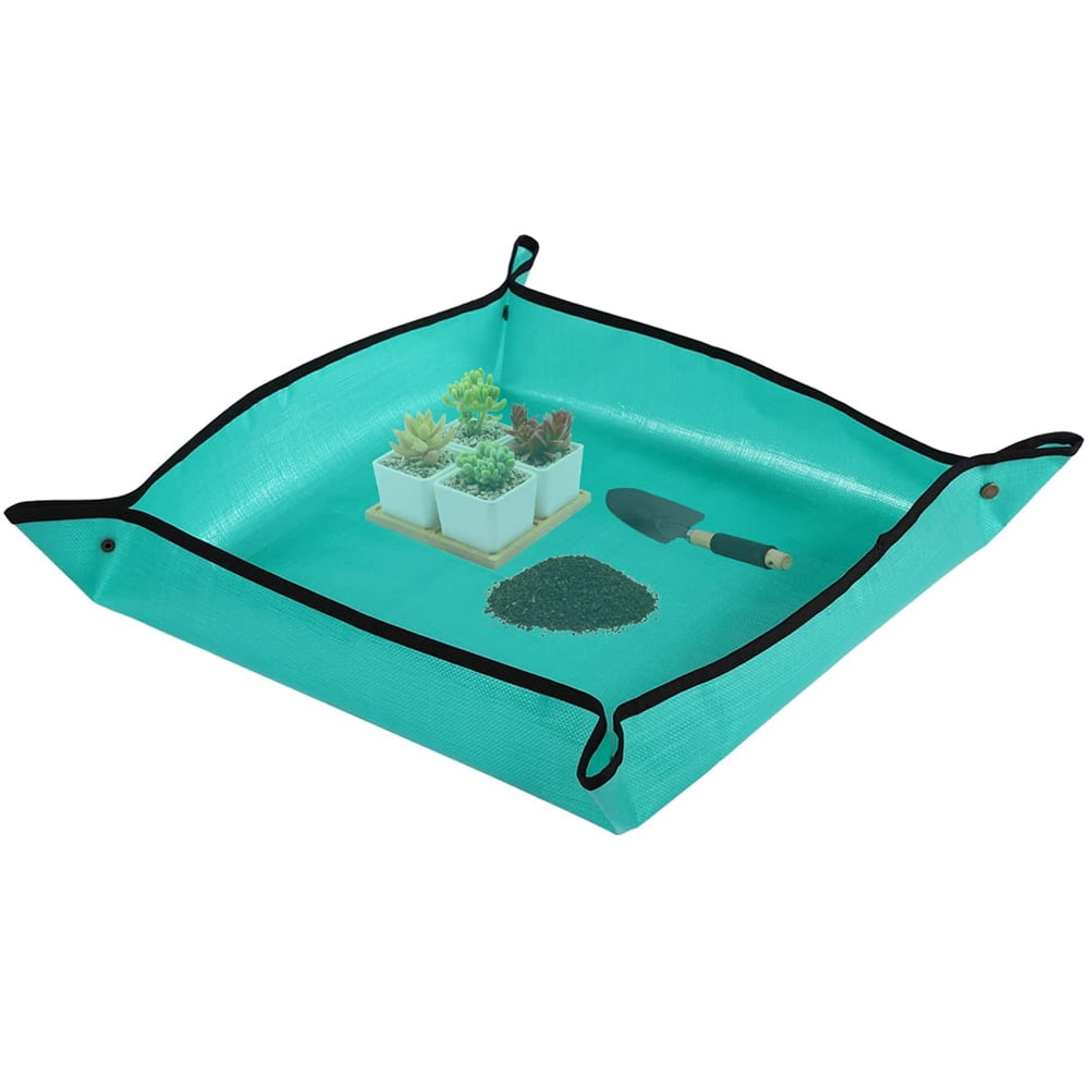 Plant Repotting Mat Gardening Mats 68 x 68cm Waterproof Potting Mat Transplanting Operation Mat