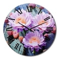 thumbnail image 4 of Designart "Fishhook s Charm Pink Green Cactus I" Floral Oversized Wall Clock, 4 of 5