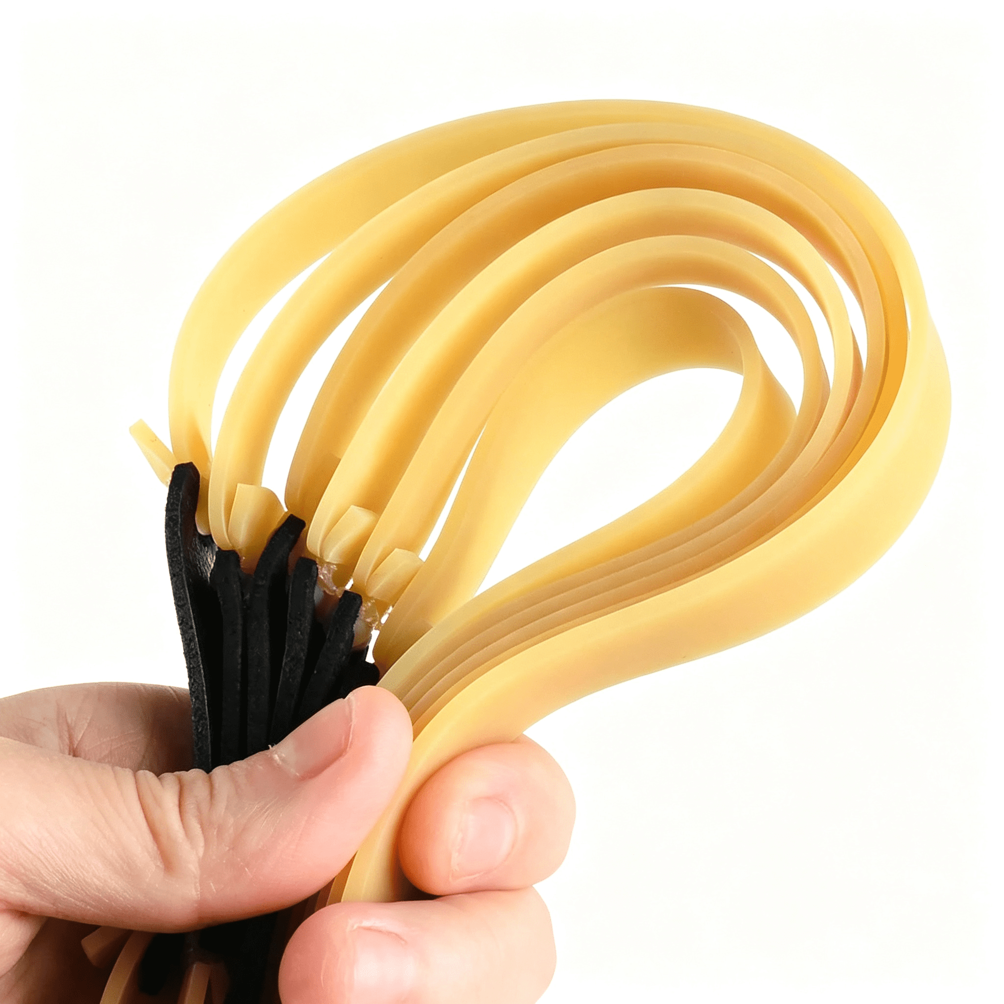 BESTSKY 10 Packs Thickened 2.0Mm Flat Rubber Slingshots Can Be Replaced with Elastic Bands Suitable for Hunting Slingshots Catapults Together with Elastic Elasticity Bands for Outdoor Jungle Hunting