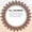 brown, variant on Spiral Hair Ties 5 Pack Crystal Clear Coil Hair Ties No Kink Strong Elastic Grip for Thick Hair