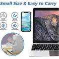 thumbnail image 5 of Magnetic Laptop Stand, Adjustable Side Phone Screen Holder for iPhone 14 Plus/ iPhone 13 Pro Max/ iPhone 12, Foldable Laptop Extender, Silver, 5 of 5