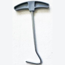 FINE MAKER 10xScrew in Tent Stakes, Modern Luminous Tent Stake Metal Anchor Screws