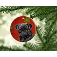 thumbnail image 2 of Carolines Treasures SC9406-CO1 Pug Flocons de Neige Rouges Fête Noël Ornement en Céramique, 2 of 3
