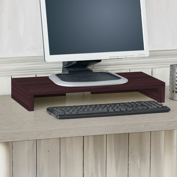 Way Basics EcoFriendly Computer Monitor Stand, Multiple Colors