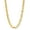 Gold, variant on Invicta Jewelry Men's Beveled Edge Large Nautical Oval Chain Necklace (10mm) - 24"