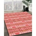thumbnail image 3 of Ahgly Company Machine Washable Indoor Rectangle Transitional Fire Engine Red Area Rugs, 2' x 3', 3 of 7