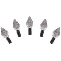 Creative Hobbies Plastic Lites for Ceramic Christmas Trees, Medium Twist Light Ornaments, Crystal Clear, 144 Piece Pack