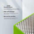 thumbnail image 4 of 4PCS Diamond Hand Polishing Pads, Diamond Sanding Pads for Ceramic Tile Glass Stone, Grit 60 ,100 ,200 ,400 , Tile Tools, 4 of 6