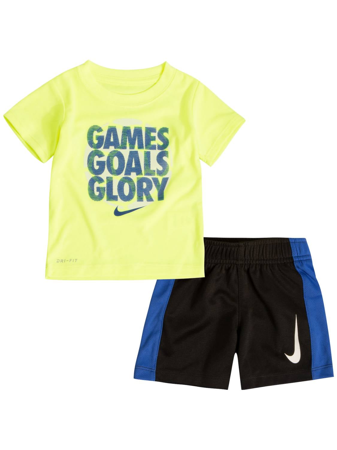 Nike Dri-fit Infant Boys Yellow Games 