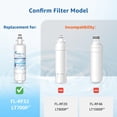 thumbnail image 2 of Filtro de agua para frigorífico Filterlogic 469690 ADQ36006101 x3, 2 of 9