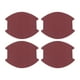 thumbnail image 1 of Pegatina de copa para manija de puerta de coche 3D universal Unique Bargains, anti-rasguños, rojo vino, 4 piezas 83.5x94mm, 1 of 6
