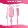 thumbnail image 2 of Candy Brush Curl Defining Vented Hair Brush for Effortlessly Detangling & Blow Drying, Professional Airflow Brush for All Hair Types, Shaping & Styling Wet Hair Brush for Women and Girl, Idea Gift, 2 of 9