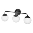 thumbnail image 2 of 85003BK Lark Julep - 3 Light Bath Vanity In Modern Style-10 Inches Tall and 24 Inches Wide-Black Finish, 2 of 9