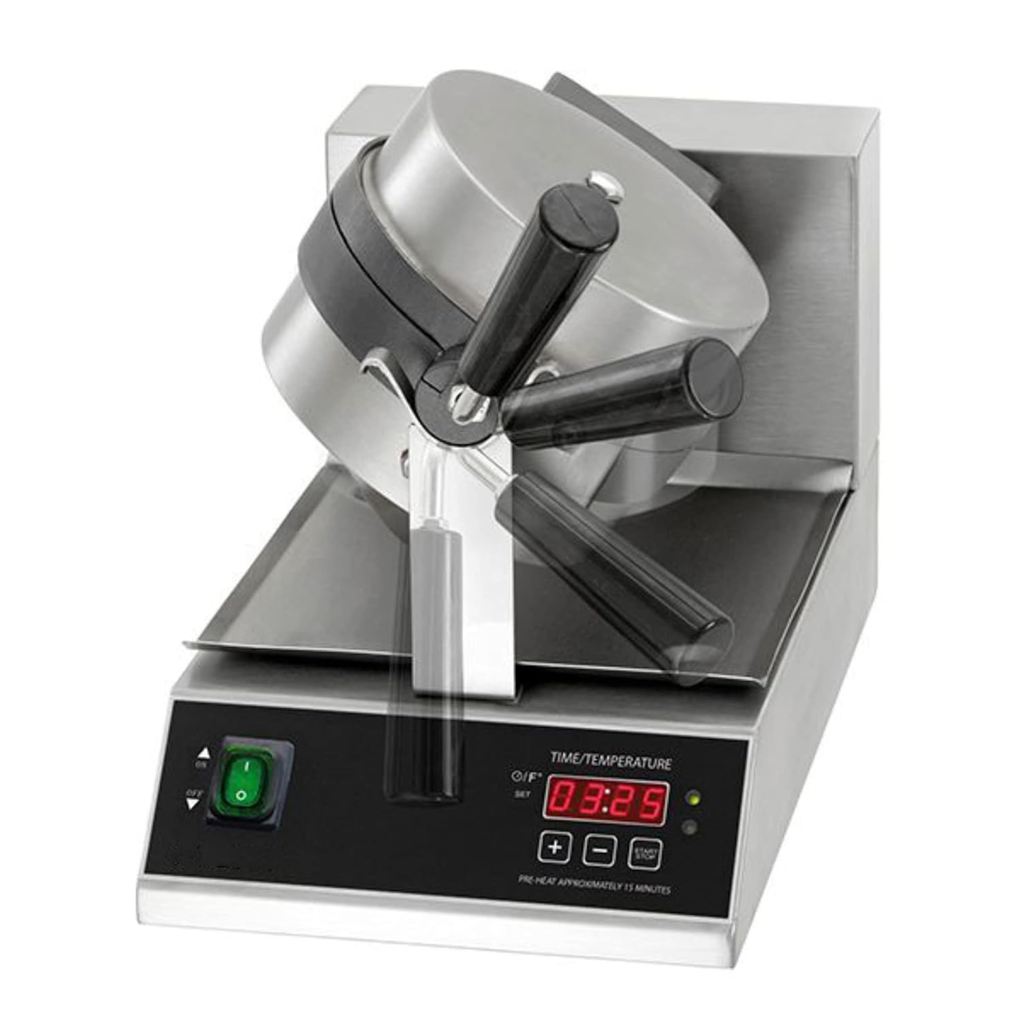 NSF Electric 1100W Waffle Maker with Cast Aluminum Grids, Commercial Waffle Maker Round Waffle Iron, 120V